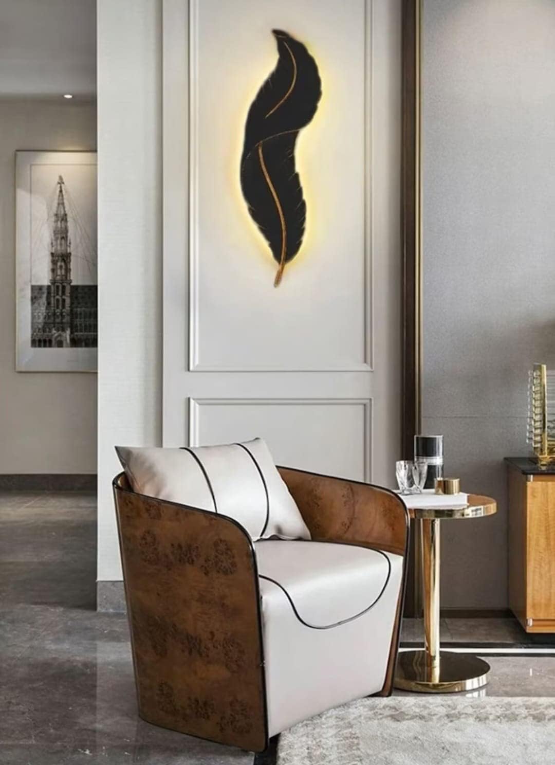 Wood Roya Led Wall Sconce/ Lamp