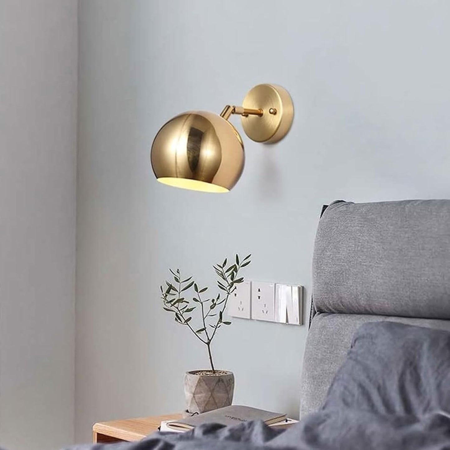 Wall-Mounted Semi-circular Sconces