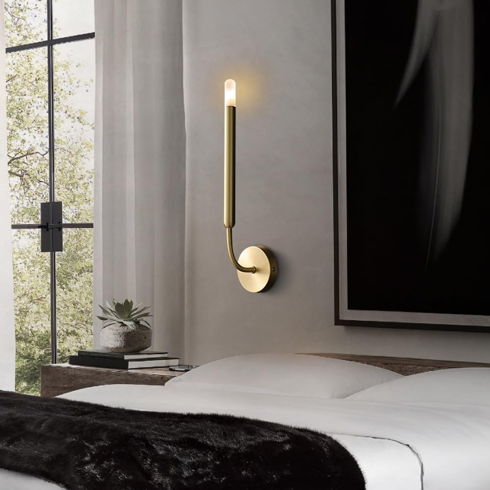 Minimalist Brass Wall Lights