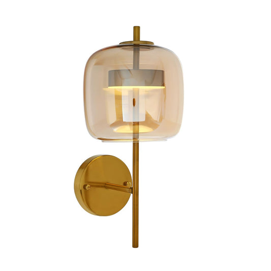 Glass Bedside Wall Lamp