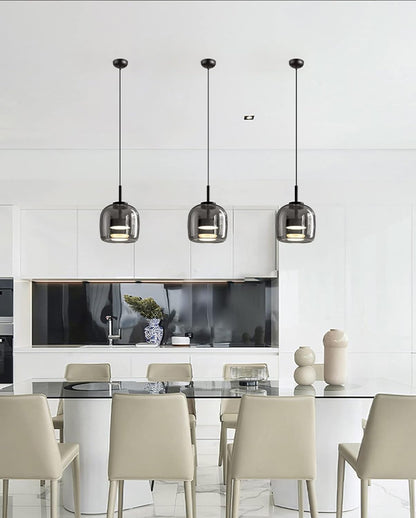 Champagne Glass Hanging Lamp