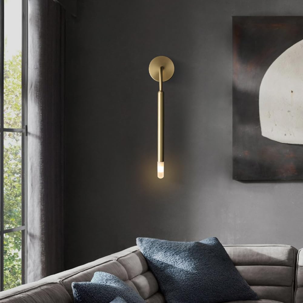 Minimalist Brass Wall Lights