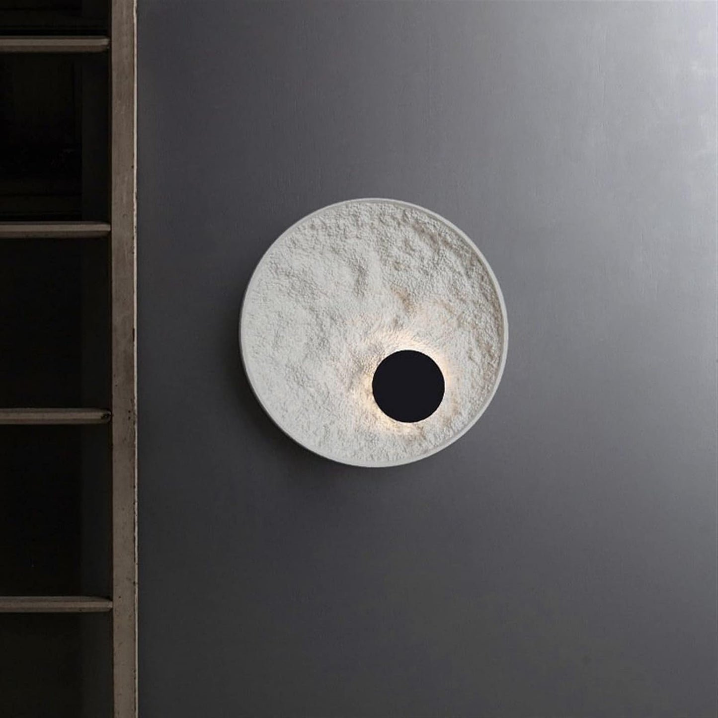 Resin Led Wall Lamps Art Circle