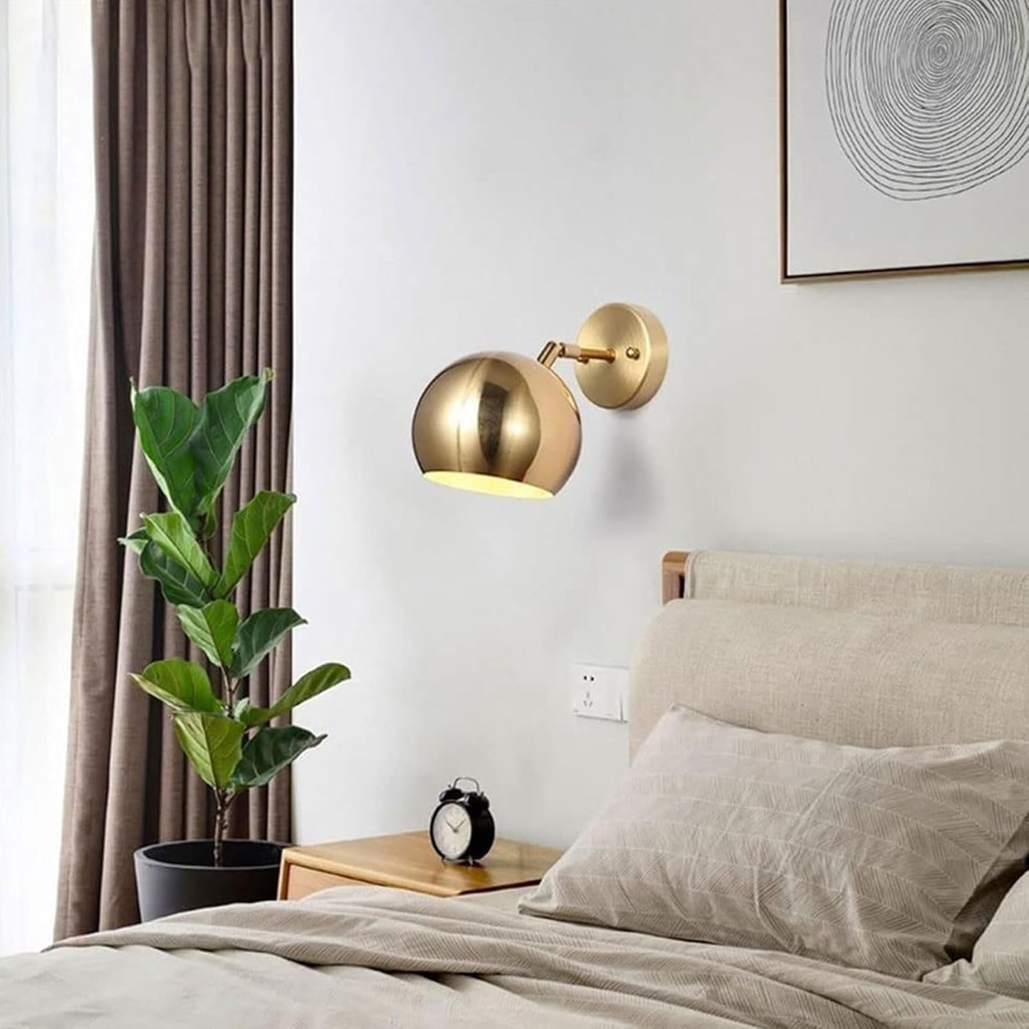 Wall-Mounted Semi-circular Sconces
