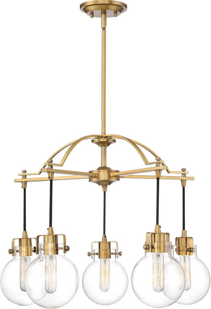 5-Light Weathered Chandelier