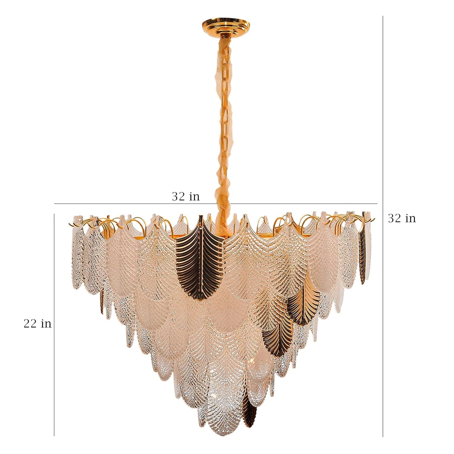 12 Light Modern & Contemporary Crystal Chandelier
