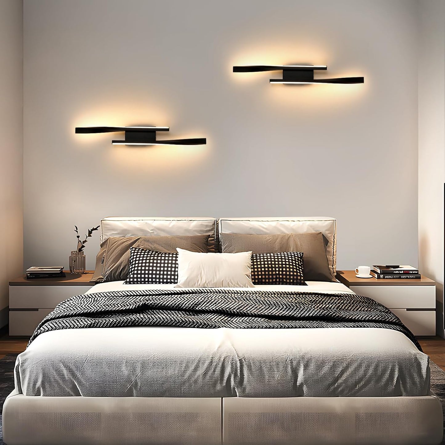 Led Me H Shaped Wall Light