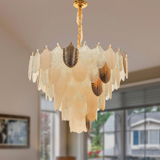 12 Light Modern & Contemporary Crystal Chandelier
