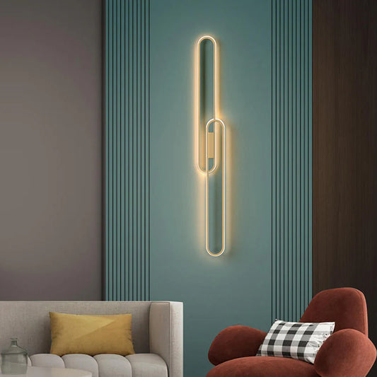 Long Deer Wall Light