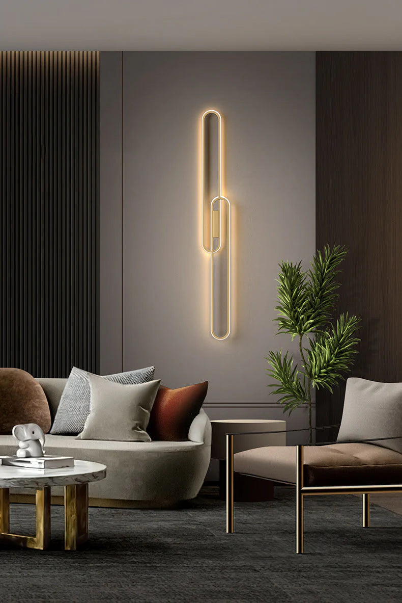 Long Deer Wall Light
