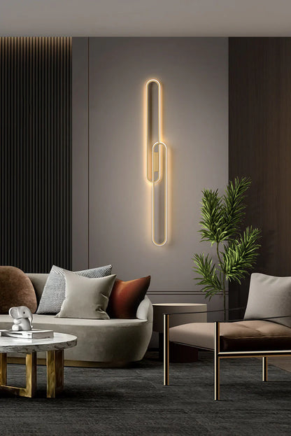 Long Deer Wall Light