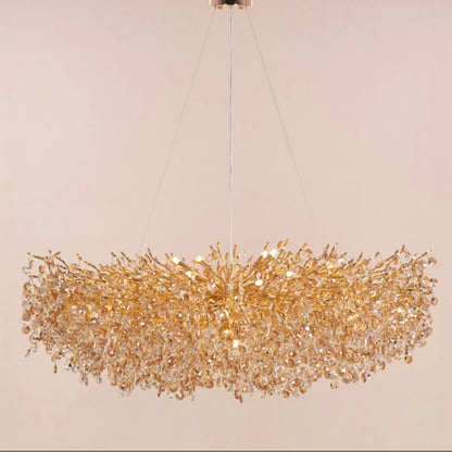This is It Gold Crystal Chandelier