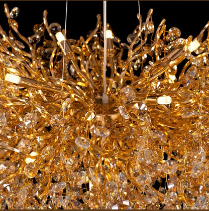 This is It Gold Crystal Chandelier