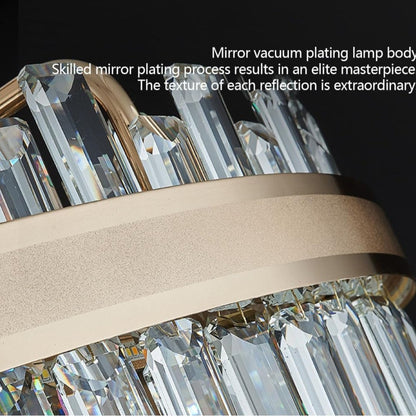 Modern minimalist Crystal Chandelier