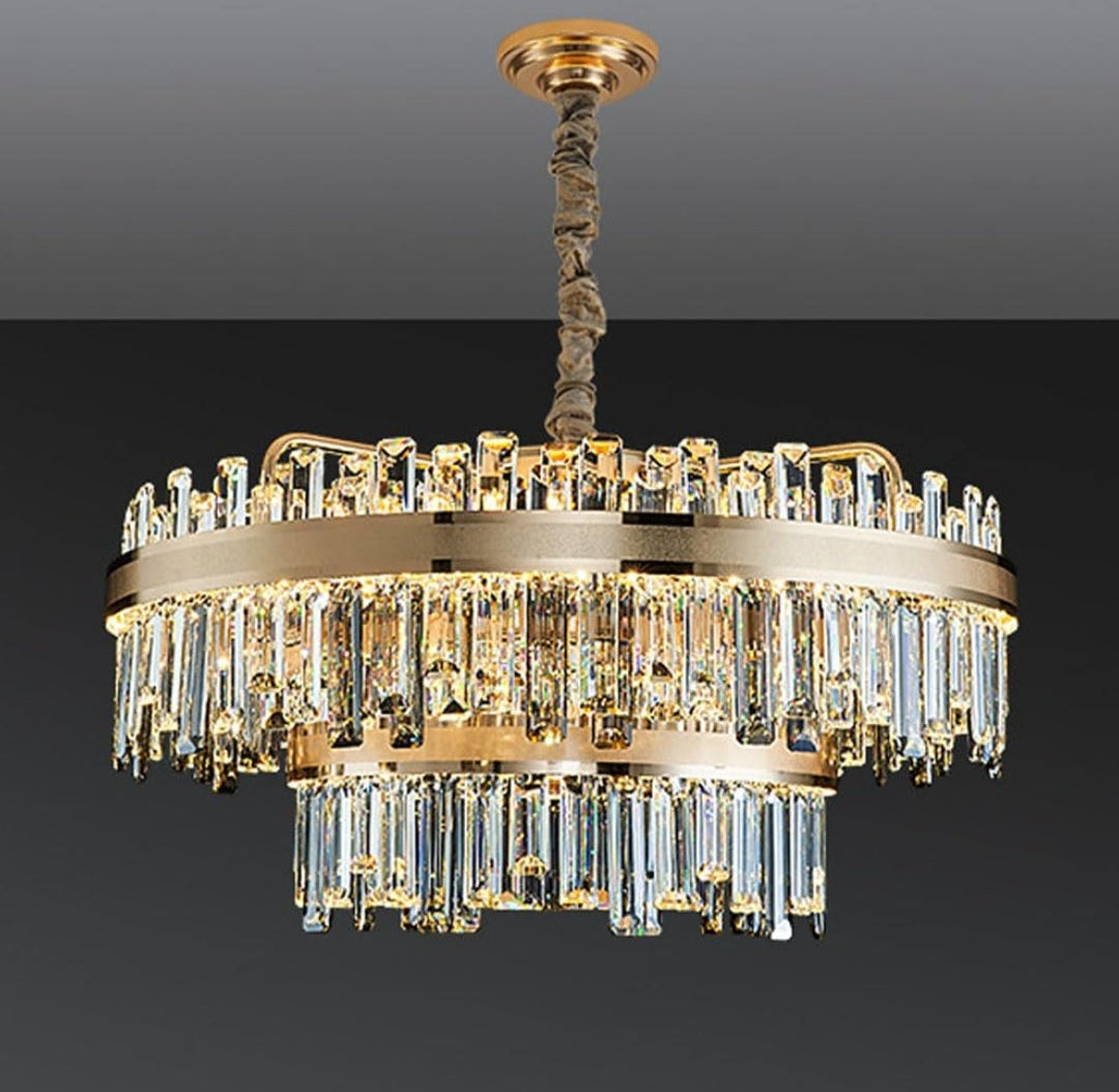 Modern minimalist Crystal Chandelier