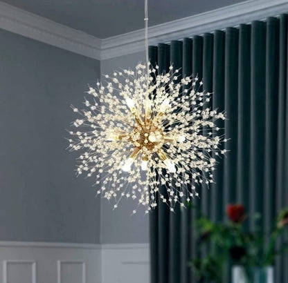 Glow Up Chandelier Gold
