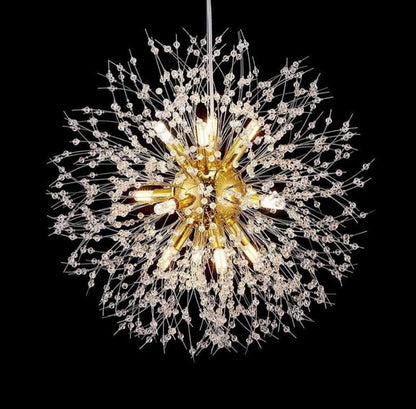 Glow Up Chandelier Gold