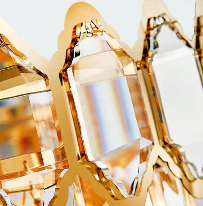 Gold Crystal Chandelier