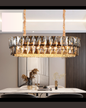 Amber Crystal pendant Chandelier