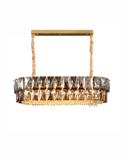 Amber Crystal pendant Chandelier
