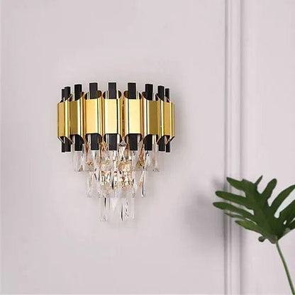 Black Gold Wall Lamp