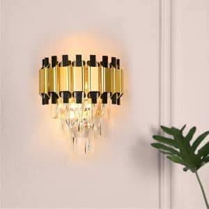 Black Gold Wall Lamp