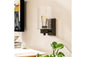 Black Steel Sconce