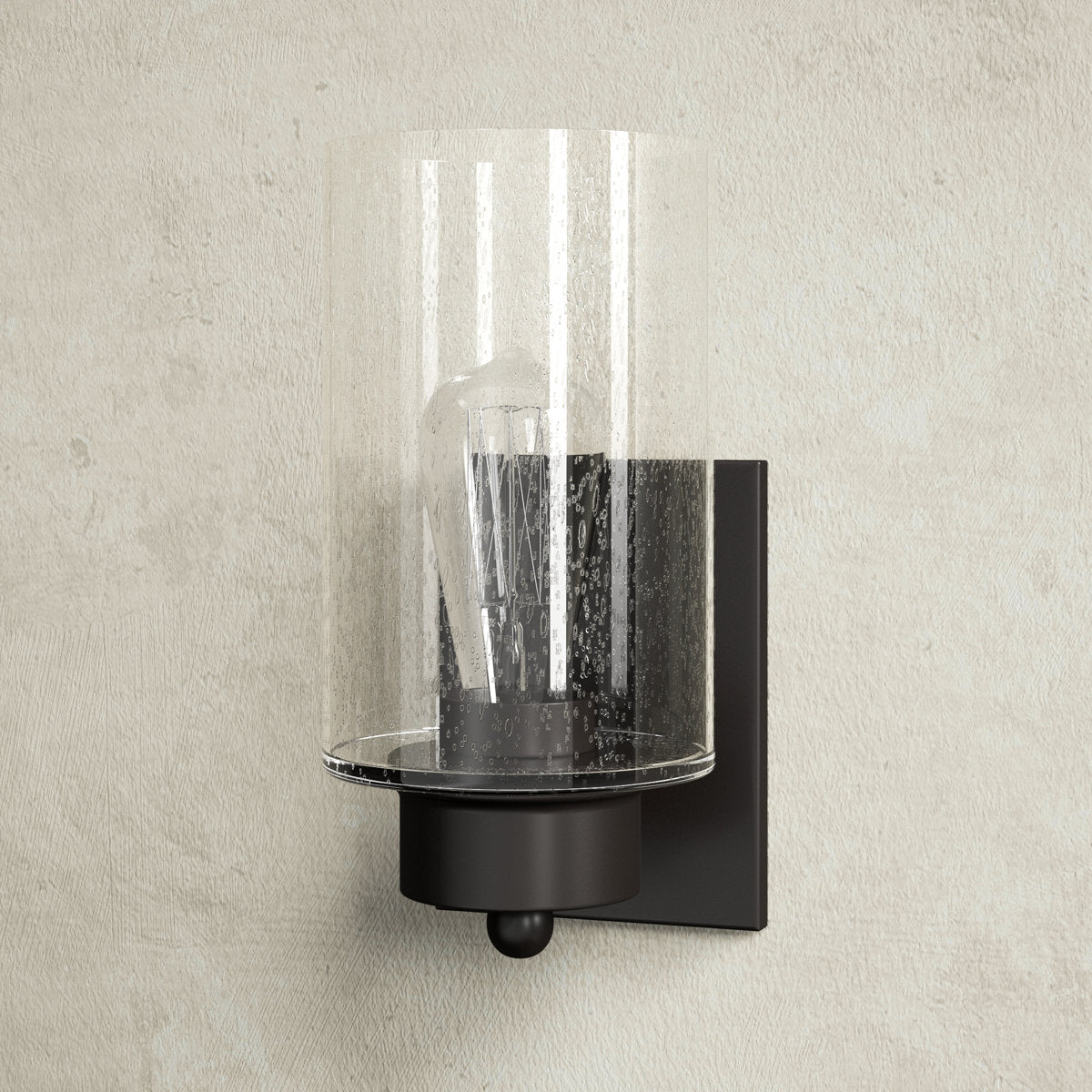 Black Steel Sconce