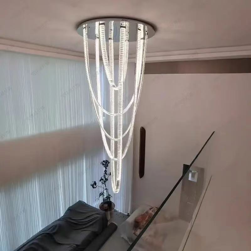 Modern Double Height Chandilier Chain Style